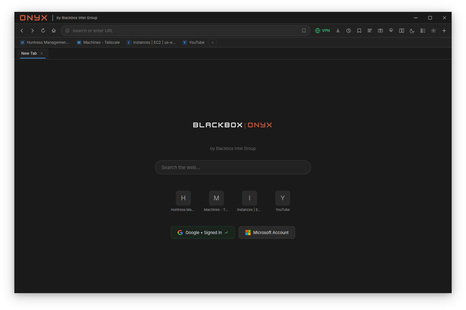 Onyx Browser - Secure browsing with built-in VPN and ad blocking